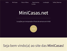 Tablet Screenshot of minicasas.net